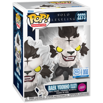 SOLO LEVELING - BAEK YOONHO (SILVER MANE) POP! VINYL FIGURE - EXCLUSIVE EDITION - CHASE BUNDLE - Rogue Online Pty Ltd
