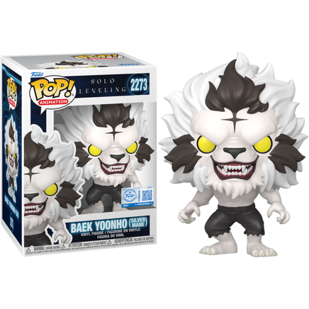 SOLO LEVELING - BAEK YOONHO (SILVER MANE) POP! VINYL FIGURE - EXCLUSIVE EDITION - CHASE BUNDLE - Rogue Online Pty Ltd