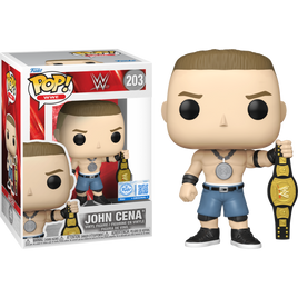 PRE-ORDER - WWE - JOHN CENA WITH SPINNER CHAMPIONSHIP POP! VINYL FIGURE - EXCLUSIVE EDITION