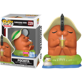 PRE-ORDER - 2026 SDCC EXCLUSIVE: CHAINSAW MAN - POCHITA ON FLOATY POP! VINYL - SDCC LIMITED EDITION