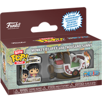 PRE-ORDER - ONE PIECE - MONKEY D. LUFFY & THOUSAND SUNNY BITTY POP! VINYL RIDE EXCLUSIVE