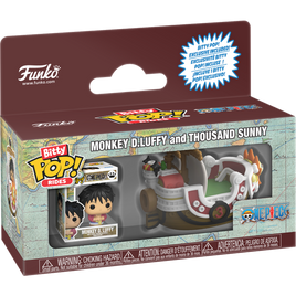 PRE-ORDER - ONE PIECE - MONKEY D. LUFFY & THOUSAND SUNNY BITTY POP! VINYL RIDE EXCLUSIVE