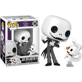 PRE-ORDER - The Nightmare Before Christmas - Jack Skellington with Zero Pop! Vinyl Figure
