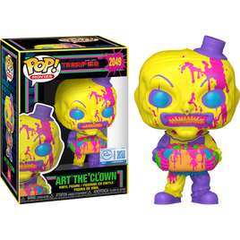 PRE-ORDER - TERRIFIER - ART THE CLOWN WITH HEAD (BLACKLIGHT) POP! VINYL - EXCLUSIVE EDITION