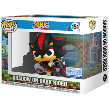 PRE-ORDER - SONIC THE HEDGEHOG - SHADOW ON DARK RIDER POP! VINYL - EXCLUSIVE EDITION - Rogue Online Pty Ltd