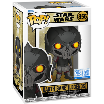 PRE-ORDER - STAR WARS: DARTH BANE (LEGENDS) POP VINYL FIGURE - EXCLUSIVE EDITION - Rogue Online Pty Ltd