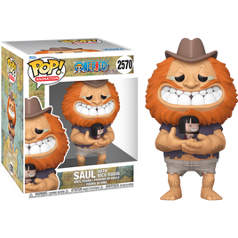 PRE-ORDER - ONE PIECE - SAUL WITH NICO ROBIN POP! VINYL FIGURE 6" - EXCLUSIVE EDITION