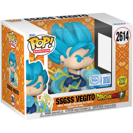 PRE-ORDER - DRAGON BALL Z - SSGSS VEGITO (GLOW) #2614 POP! VINYL FIGURE - EXCLUSIVE EDITION - Rogue Online Pty Ltd