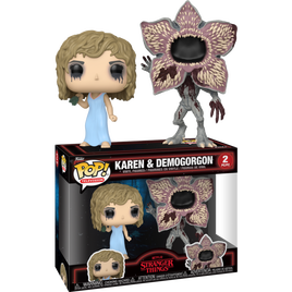 PRE-ORDER - Stranger Things - Karen & Demogorgon Pop! Vinyl Figure 2-Pack