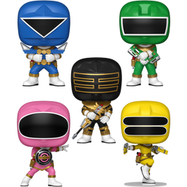 PRE-ORDER - POWER RANGERS ZEO - GOLD, BLUE, GREEN, PINK & YELLOW POP! VINYL FIGURE - BUNDLE (SET OF 5)