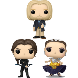 PRE-ORDER - The Hunger Games: Catching Fire - Haymitch, Katniss Everdeen & Katniss in Wedding Dress Pop! Vinyl Figure Bundle (Set of 3)