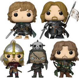 PRE-ORDER - THE LORD OF THE RINGS - EOMER, FARAMIR, GURITZ, PIPPIN & BOROMIR POP! VINYL FIGURE - BUNDLE (SET OF 5)