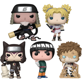 PRE-ORDER - NARUTO - TEMARI, KANKURO, ROCK LEE, GAARA POP! VINYL FIGURE - BUNDLE (SET OF 5)