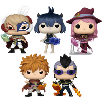BLACK CLOVER Pop! Vinyl - BUNDLE (SET OF 5) - 1 IN 6 CHASE CHANCE