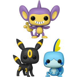 POKEMON : Figurine en vinyle Pop! - Lot de 3
