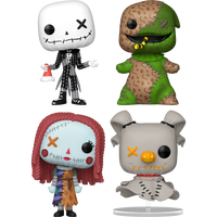 PRE-ORDER - The Nightmare Before Christmas - Patchwork Pop! Vinyl Figure Bundle (Set of 4)