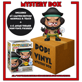 PRE-ORDER - ONE PIECE - MARSHALL D. TEACH POP! VINYL - OFFICIAL FUNKO EXCLUSIVE - MYSTERY BOX (INCLUDES MARSHALL D. TEACH CHASE & 4 POP! VINYL)