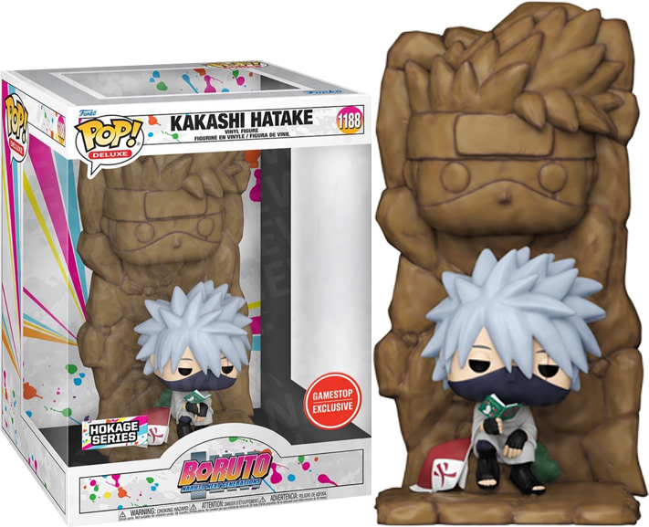 Naruto Next Gen - Boruto - Kakashi Deluxe Pop! Vinyl - GAMESTOP EXCLUSIVE