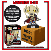 STAR WARS - GENERAL GRIEVOUS POP! VINYL - MYSTERY BOX (INCLUDES GENERAL GRIEVOUS 9500PCS & 5 POP! VINYL) - SUPREME LIMITED EDITION