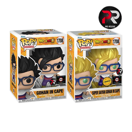 DRAGON BALL SUPER: Gohan in Cape Pop! Vinyl Figure - CHALICE EXCLUSIVE - 1 IN 6 CHASE CHANCE - PRE-RELEASE EDITION