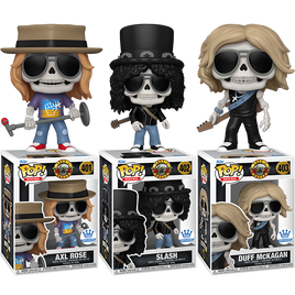 GUNS N ROSES: Skeleton Edition Pop! Vinyl - BUNDLE (SET OF 3) - FUNKO EXCLUSIVE