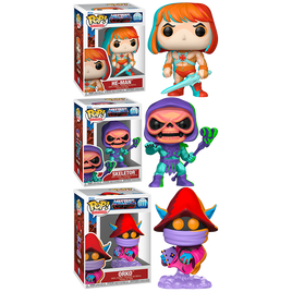 PRE-ORDER - MASTERS OF THE UNIVERSE - COMIC DECO POP! VINYL FIGURE - BUNDLE (SET OF 3)