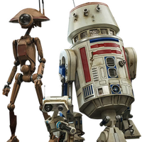 Star Wars: The Book of Boba Fett - R5-D4, Pit Droid & BD-72 1/6th Scale Hot Toys Action Figure 3-Pack