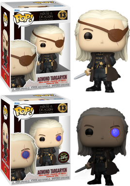HOUSE OF THE DRAGON: Aemond Targaryen Exclusive Pop! Vinyl - CHASE BUNDLE