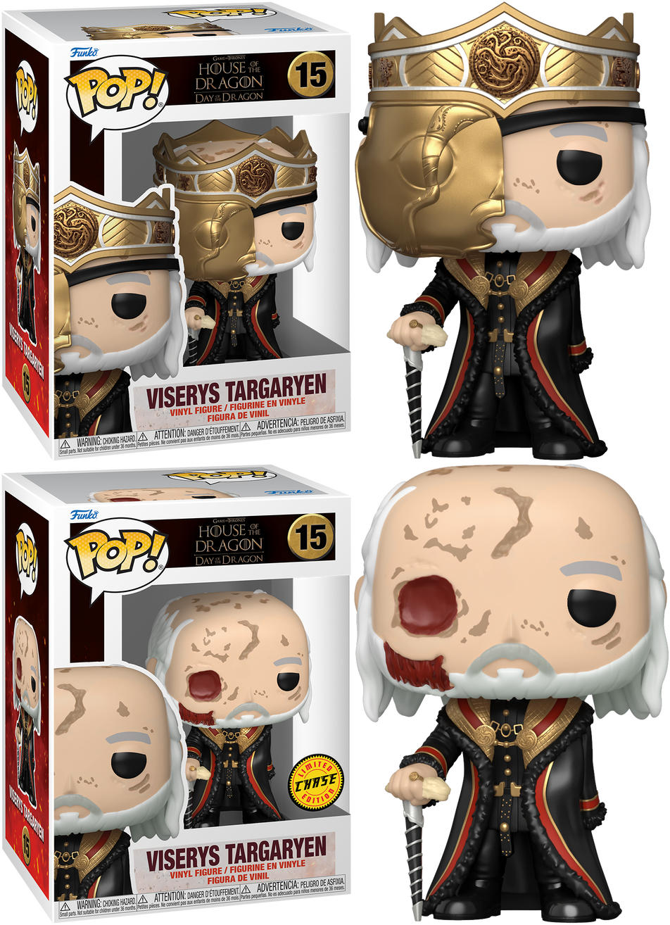 PRE-ORDER - HOUSE OF THE DRAGON: Viserys Targaryen Exclusive Pop! Vinyl - CHASE BUNDLE