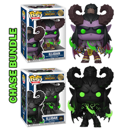 WORLD OF WARCRAFT - Illidan Pop! Vinyl Figure - CHASE BUNDLE