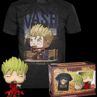 TRIGUN: Vash with Donuts Pop! Vinyl & Tee GameStop Exclusive