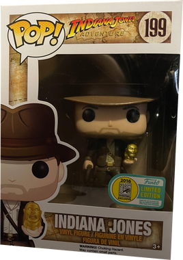 Indiana Jones Pop! Vinyl Limited Edition- 2016 SDCC EXCLUSIVE