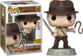Indiana Jones (avec fouet et épée) Pop! Vinyle - EXCLUSIVITÉ HOT TOPIC