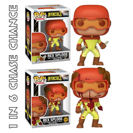 PRE-ORDER - INVINCIBLE - REX SPLODE POP! VINYL - 1 IN 6 CHASE CHANCE - EXCLUSIVE EDITION