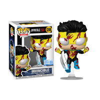 PRE-ORDER - INVINCIBLE VS - INVINCIBLE (FLYING KICK) POP! VINYL - OFFICIAL FUNKO EXCLUSIVE EDITION - Rogue Online Pty Ltd