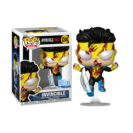 PRE-ORDER - INVINCIBLE VS - INVINCIBLE (FLYING KICK) POP! VINYL - OFFICIAL FUNKO EXCLUSIVE EDITION - Rogue Online Pty Ltd