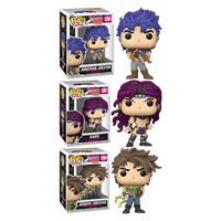 PRE-ORDER - JOJO's BIZARRE ADVENTURE - JONATHAN, JOSEPH & KARS POP! VINYL FIGURE - BUNDLE (SET OF 3)