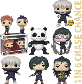 JUJUTSU KAISEN: Pop! Vinyl SET OF 6 - 1 IN 6 CHASE CHANCE