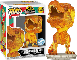 Jurassic Park - Tyrannosaurus Rex (ambre) Pop! vinyle translucide exclusif