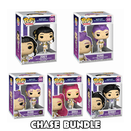PRE-ORDER - K-POP DEMON HUNTERS - POP! VINYL - CHASE BUNDLE (SET OF 5) - Rogue Online Pty Ltd