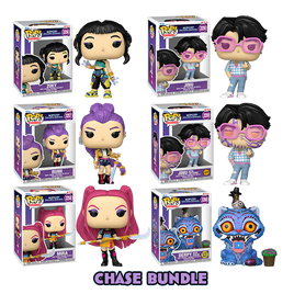 PRE-ORDER - K-POP DEMON HUNTERS - MY LITTLE FUNKO POP! VINYL FIGURE - BUNDLE (SET OF 6) - CHASE BUNDLE