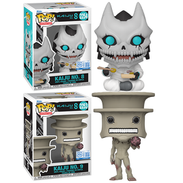 PRE-ORDER - KAIJU NO. 8 - KAIJU NO. 8 & KAIJU NO. 9 POP! VINYL FIGURE - BUNDLE (SET OF 2) - EXCLUSIVE EDITION