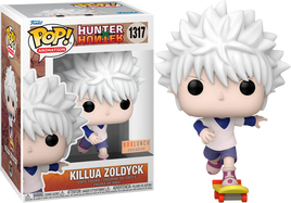 Hunter x Hunter- Killua Zoldyck (skateboarding) Pop! Vinyl - BOXLUNCH EXCLUSIVE