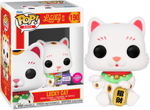 2023 SDCC -  Lucky Cat Flocked Pop! Vinyl Figure