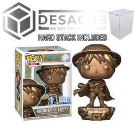 ONE PIECE - Monkey D. Luffy 25th Anniversary Pop! Vinyl Figure - FUNKO EXCLUSIVE + DESACNE HARD STACK - US IMPORTED EDITION