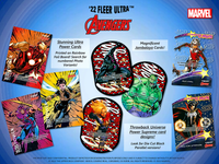 Marvel Comics 2022 Fleer Ultra Avengers Trading Cards Display Booster Box