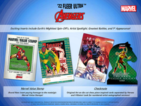 Marvel Comics 2022 Fleer Ultra Avengers Trading Cards Display Booster Box