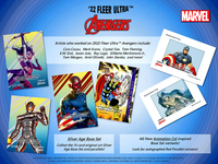 Marvel Comics 2022 Fleer Ultra Avengers Trading Cards Display Booster Box