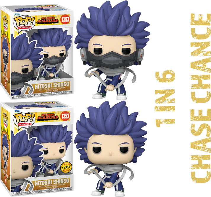 MY HERO ACADEMIA: Hitoshi Shinso Pop! Vinyl - 1 IN 6 CHASE CHANCE