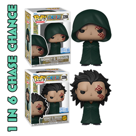 PRE-ORDER - ONE PIECE - MONKEY D. DRAGON #2206 POP! VINYL EXCLUSIVE - 1 IN 6 CHASE CHANCE